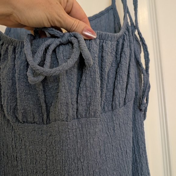 See You Monday Blue Maxi Dress Size Large - Picture 4 of 8